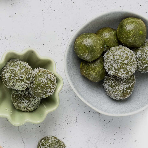 green lemon bliss balls